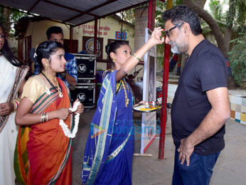 Sonam Kapoor and R. Balki snapped promoting their film Pad Man
