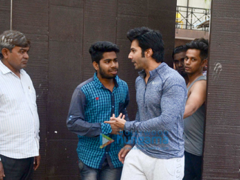 Varun Dhawan spotted at gym in Juhu