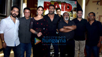 Ajay Devgn and Ileana D’Cruz grace the trailer launch of ‘Raid’