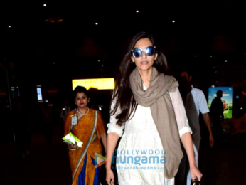 Anil Kapoor and Sonam Kapoor snapped at the airport