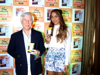 Anusha Dandekar snapped promoting Tiger Balm