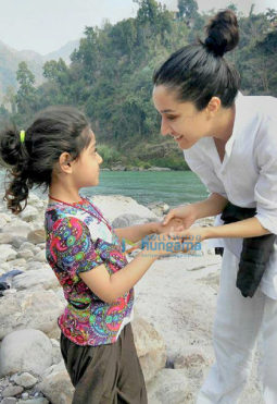 On The Sets Of The Movie Batti Gul Meter Chalu