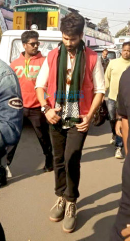 On The Sets Of The Movie Batti Gul Meter Chalu