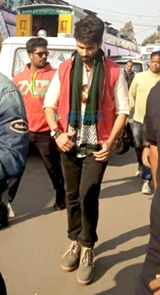 On The Sets Of The Movie Batti Gul Meter Chalu