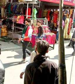 On The Sets Of The Movie Batti Gul Meter Chalu