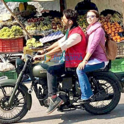 On The Sets Of The Movie Batti Gul Meter Chalu