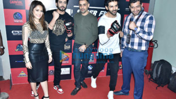 Cast of Sonu Ke Titu Ki Sweety snapped attending the Super Fight League