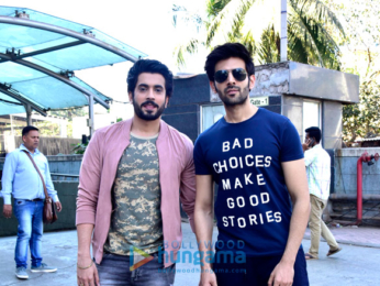 Kartik Aaryan, Sunny Singh Nijjar and Nushrat Bharucha spotted in Andheri
