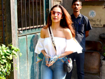 Malaika Arora snapped at Pali Village Cafe in Bandra