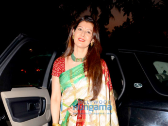 Mandana Karimi and Sangeeta Bijlani spotted at Mahashivaratri puja in Bandra