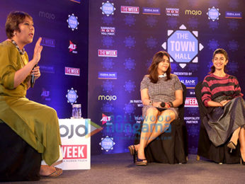 Nimrat Kaur and Ekta Kapoor grace The Town Hall hosted by Barkha Dutt