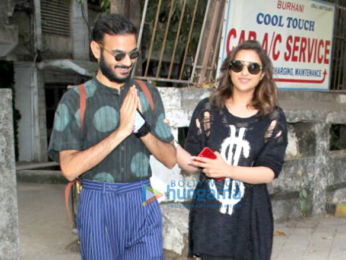 Parineeti Chopra snapped at Kromakay salon in Juhu