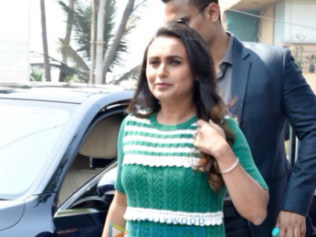 Rani Mukerji snapped at Maneckji Cooper School