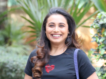 Rani Mukerji snapped during Hichki promotions