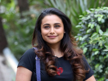 Rani Mukerji snapped during Hichki promotions