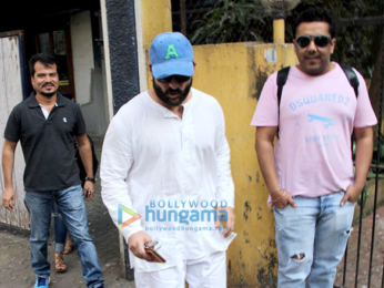 Saif Ali Khan spotted at a dubbing studio