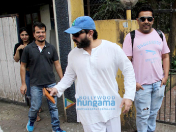 Saif Ali Khan spotted at a dubbing studio