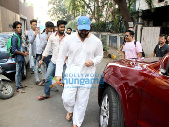 Saif Ali Khan spotted at a dubbing studio