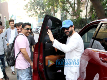 Saif Ali Khan spotted at a dubbing studio