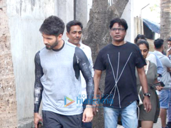 Shahid Kapoor spotted at Reset gym