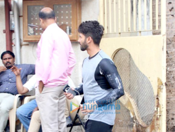 Shahid Kapoor spotted at Reset gym