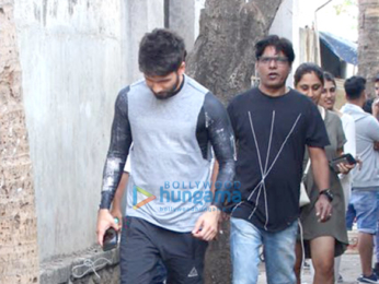 Shahid Kapoor spotted at Reset gym