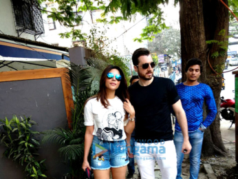 Shama Sikander snapped with her boyfriend in Mumbai