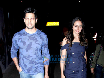 Sidharth Malhotra, Rakul Preet, Karan Johar and Bhumi Pednekar snapped at the airport