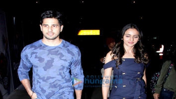 Sidharth Malhotra, Rakul Preet, Karan Johar and Bhumi Pednekar snapped at the airport