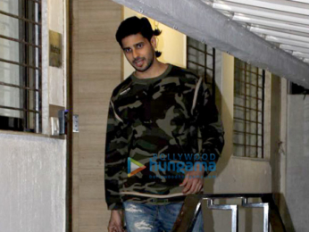 Sidharth Malhotra spotted at Matrix office