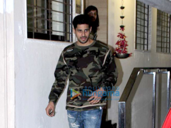 Sidharth Malhotra spotted at Matrix office