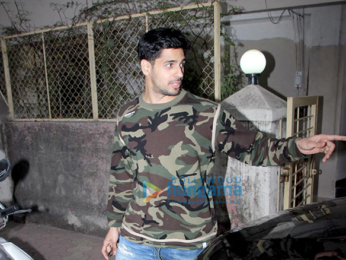 Sidharth Malhotra spotted at Matrix office