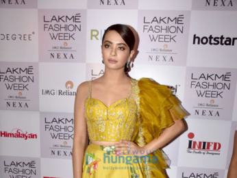 Surveen Chawla and others snapped attending the Lakme Fashion Week 2018