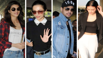 Weekly Airport Style: Kriti Sanon, Malaika Arora rock denims while Athiya Shetty and Sidharth Malhotra slay in athleisure!