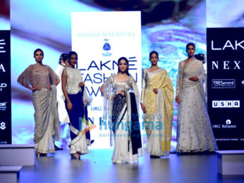 Yami Gautam snapped walking the ramp for Manish Malhotra at the Lakme Fashion Week 2018