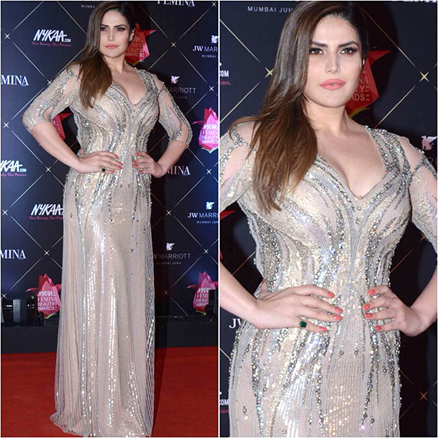 Zareen Khan at Nykaa.com Femina Beauty Awards 2018