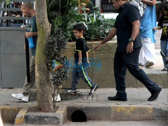 Aamir Khan and Kiran Rao's son Azad Rao Khan snapped in Bandra