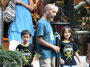 Aamir Khan and Kiran Rao's son Azad Rao Khan snapped in Bandra