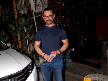 Aamir Khan snapped at a spa