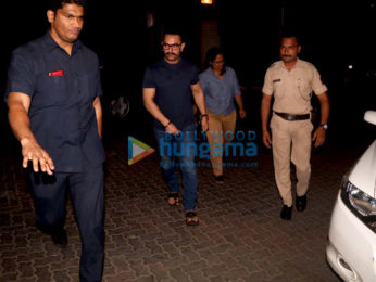 Aamir Khan snapped at a spa