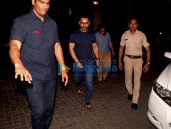Aamir Khan snapped at a spa