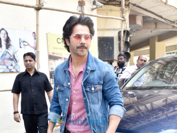 Banita Sandhu, Varun Dhawan and Shoojit Sircar grace the trailer launch of 'October'