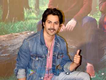 Banita Sandhu, Varun Dhawan and Shoojit Sircar grace the trailer launch of 'October'