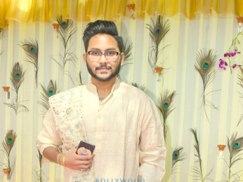 Bappi Lahiri and Chitrani Lahiri attend the rice ceremony of their grandson Krishh Lahiri