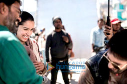 On The Sets Of The Movie Batti Gul Meter Chalu