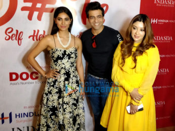 Bhagyashree snapped celebrating Women's Day at Hinduja Healthcare Surgical