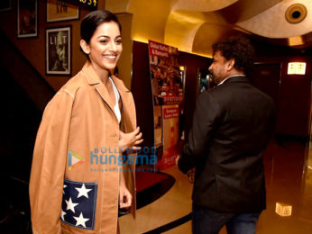 Banita Sandhu, Varun Dhawan and Shoojit Sircar grace the trailer launch of 'October'