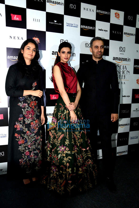 Diana Penty, Shyamal and Bhumika snapped at the Amazon Fashion Week