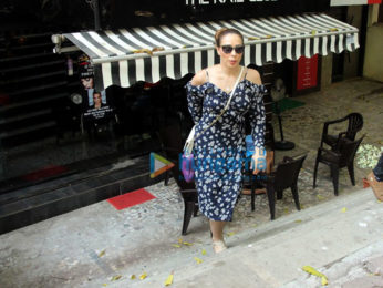 Iulia Vantur snapped at Tip & Toe in Juhu