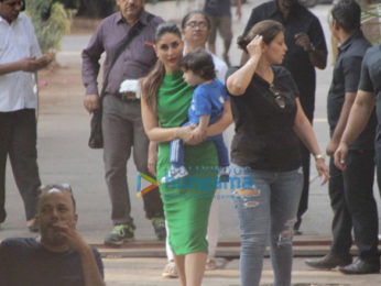 Kareena Kapoor Khan snapped with her son Taimur Ali Khan at Mehboob Studio in Bandra